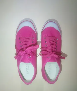 Oferta 2 Zapatillas rosa y violeta mujer Marypaz.