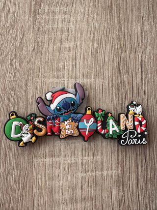 Imán Disneyland París Navidad Stitch