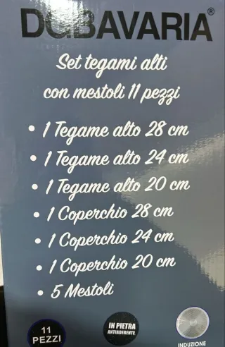 Set Tegami DGBAVARIA 11 Pezzi Neri