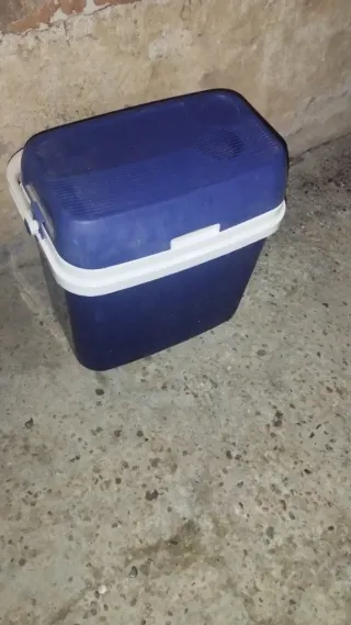 Nevera Eléctrica Portátil Azul