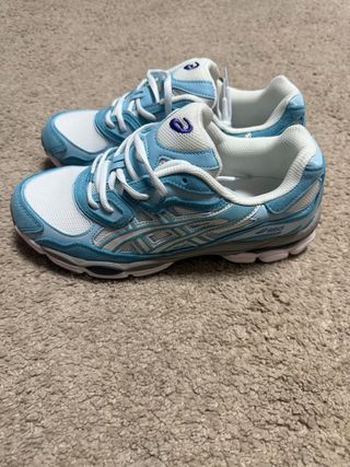 Zapatillas Asics Talla 44 Azul/Blanco