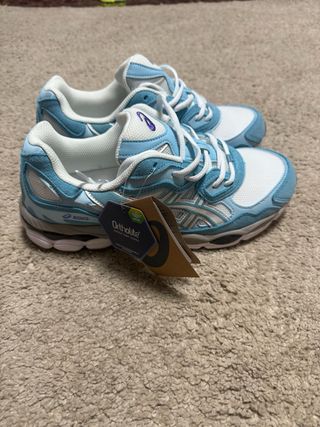 Zapatillas Asics Talla 44 Azul/Blanco