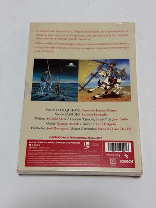 Don Quijote de la Mancha DVD Serie Animación