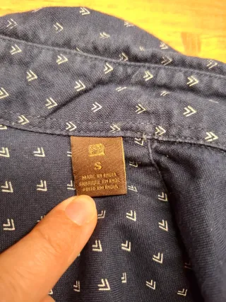 Camisa azul estampada Scotch & Soda