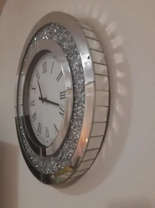 Reloj de pared espejo decorativo