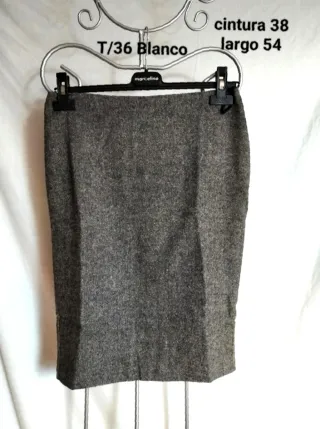 Falda Blanco T/36