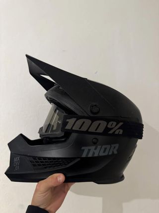 Casco Moto Negro 100% Thor