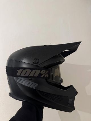 Casco Moto Negro 100% Thor