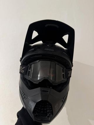 Casco Moto Negro 100% Thor