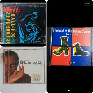 Lotto CD Rock Jazz Blues - Gilberto Gil, Rolling S