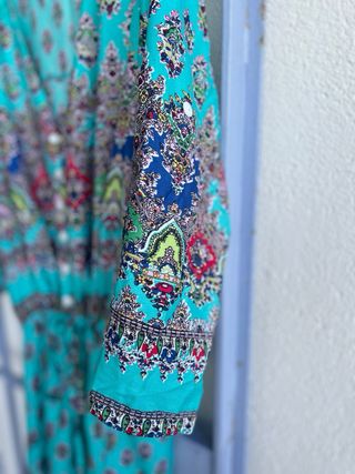 Vestido largo estampado verano talla única