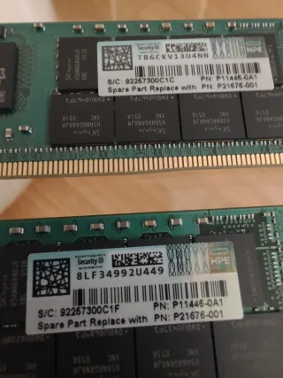 2x 64GB DDR4 ecc server RAM