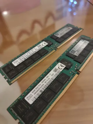 2x 64GB DDR4 ecc server RAM