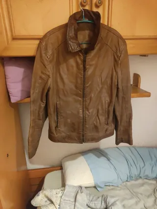 Chaqueta de piel hombre