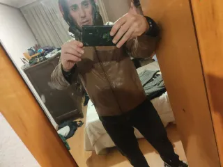 Chaqueta de piel hombre