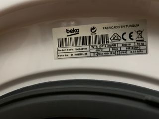 Lavadora Beko 10kg 59x57x83 cm