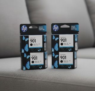 4 Cartuchos HP 901 Negros Originales