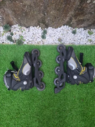 Patines en Línea Negros y Grises