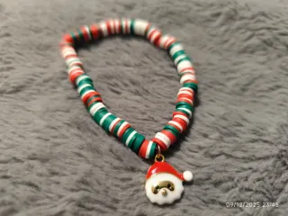 Pulsera Navideña con Colgante