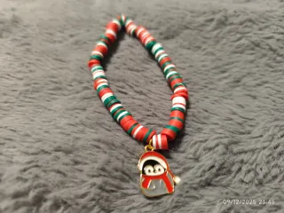 Pulsera Navideña con Colgante