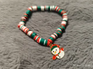 Pulsera Navideña con Colgante