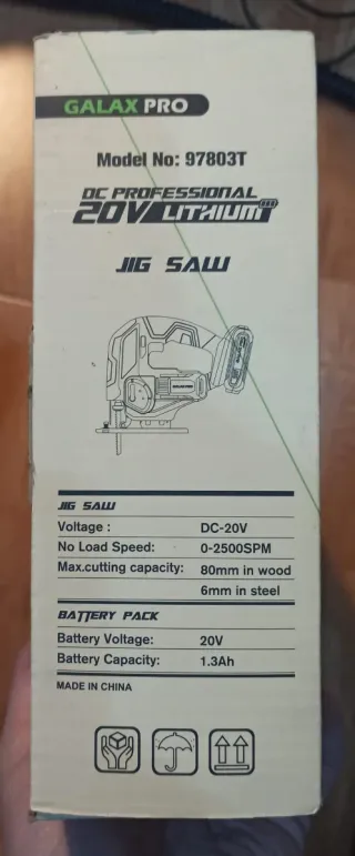 Sierra de calar a batería GALAX PRO 20V