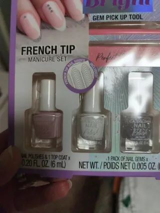 L.A. COLORS Set Manicura Francesa 8 Piezas