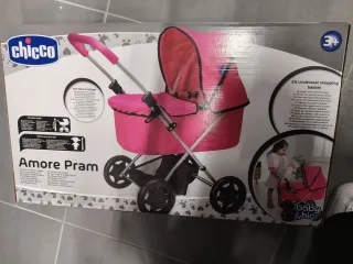 Carrito Muñecas Chicco Rosa