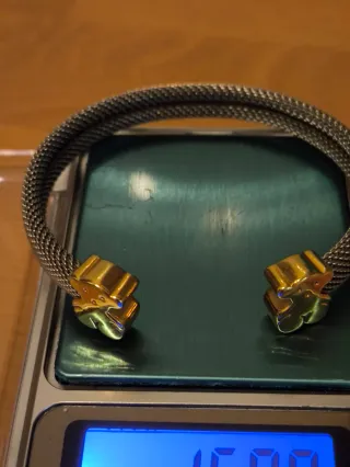 Pulsera Tous Oso oro y acero