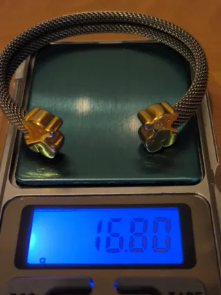 Pulsera Tous Oso oro y acero