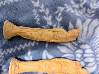 Pareja Figuras Chinas Decorativas Beige