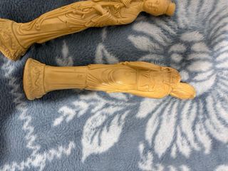 Pareja Figuras Chinas Decorativas Beige