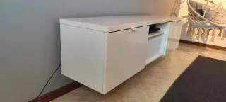 Móvel TV Ikea Branco Madeira