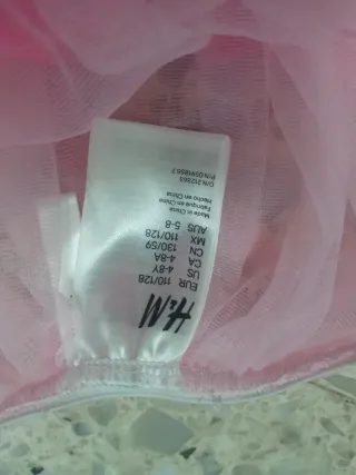 Falda tutú H&M rosa