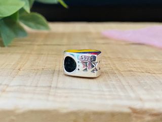 Charm Corazón Colombia - Plata