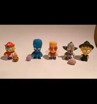 5 Figuras Kidrobot Simpsons Treehouse of Horror