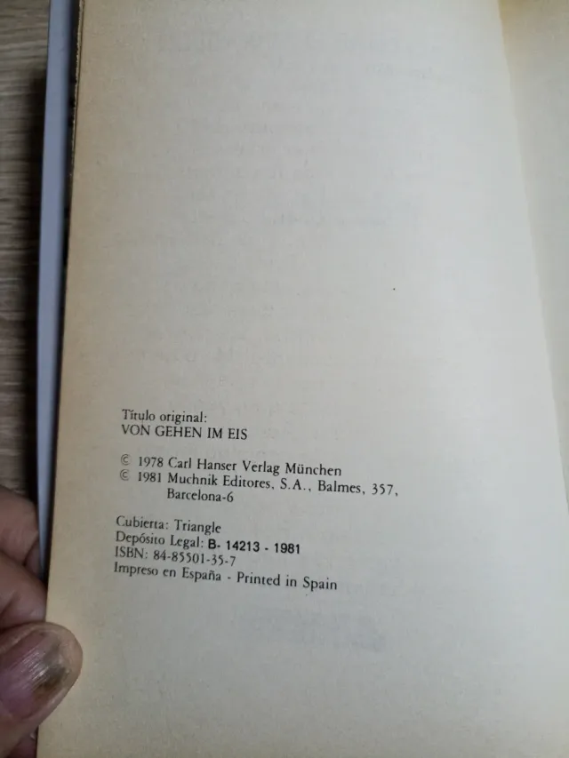 Del Caminar Sobre Hielo Munich-París, del 23 de...