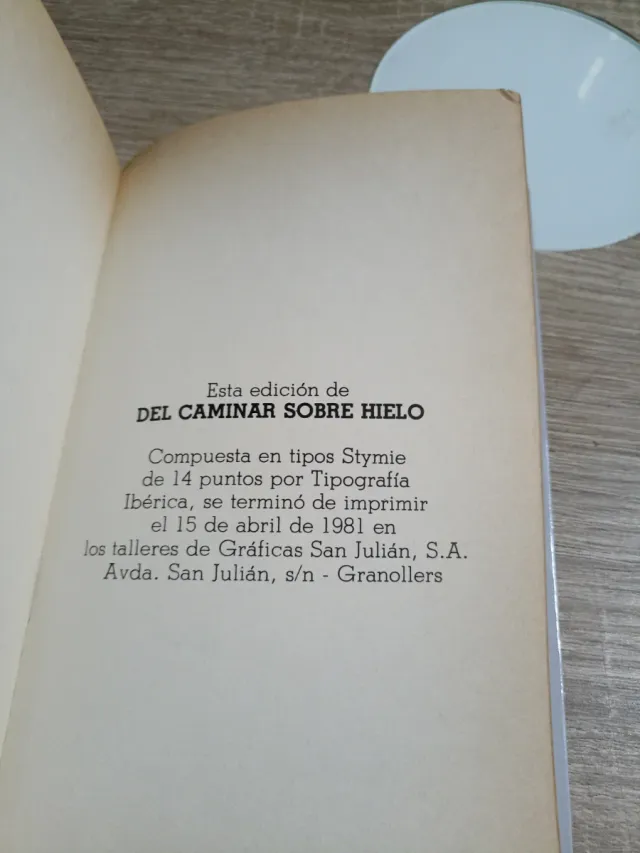 Del Caminar Sobre Hielo Munich-París, del 23 de...