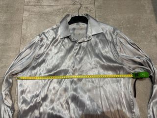 Camisa Hombre Plateada