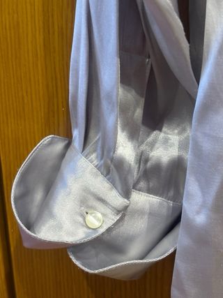 Camisa Hombre Plateada