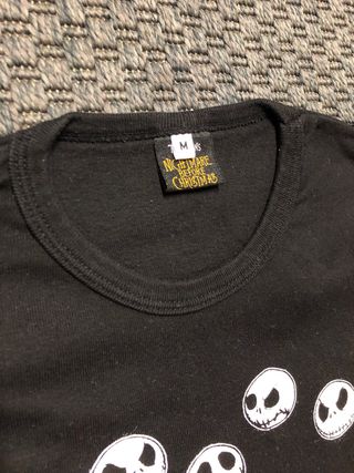 Camiseta Jack Skellington Talla M NIÑO