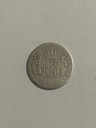 Moneda Plata Carlos III 1773