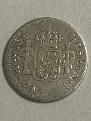 Moneda Plata Carlos III 1773