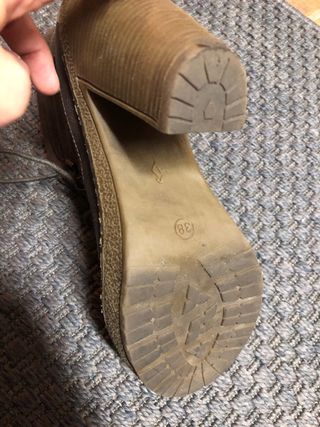 Botines Marrones Tacón Cómodos