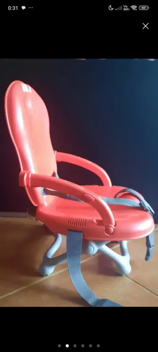 Trona portátil prenatal para bebé