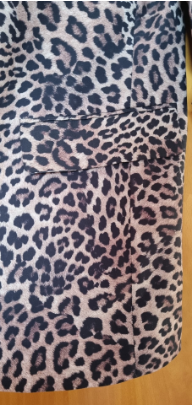 Blazer Zara Estampado Leopardo