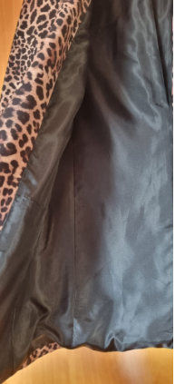 Blazer Zara Estampado Leopardo