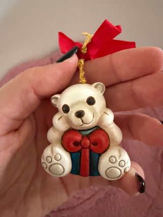 Addobbo Orsetto Thun con Pacco Regalo