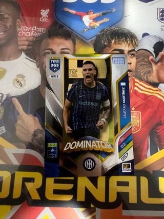 Carta Lautaro Martínez Dominator Adrenalyn 365