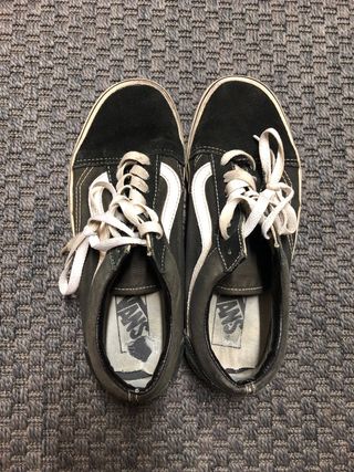 Lote Zapatillas Vans Negras y Blancas